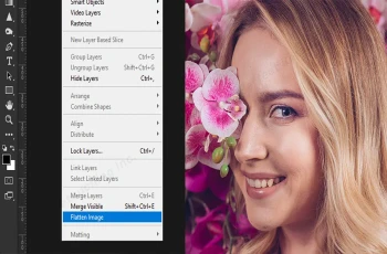 تسطيح صورة في Photoshop بأسهل طريقة ممكنة