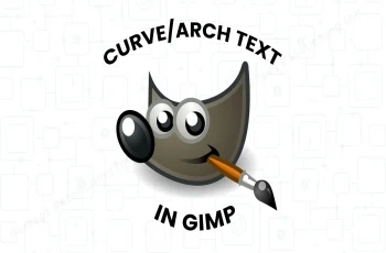 Comment courber du texte dans Gimp