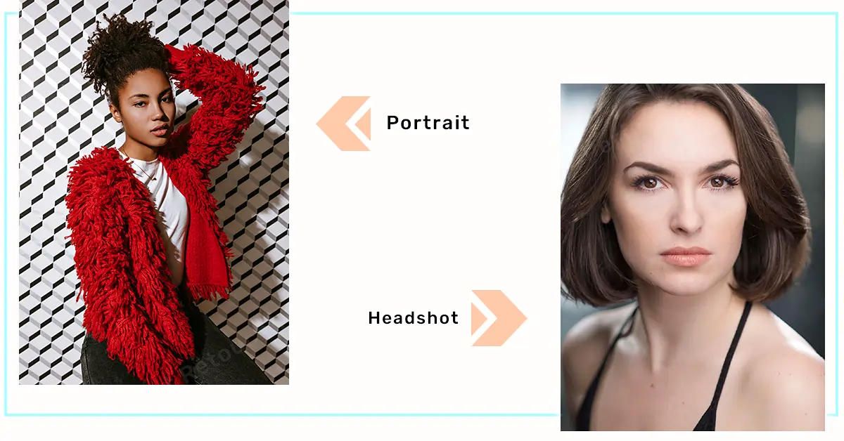 Le but de la photo de tête par rapport à la photo de portrait