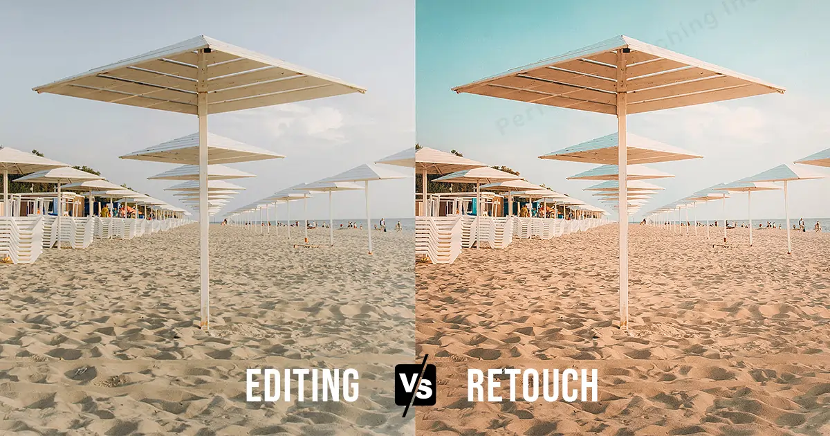 Édition photo vs retouche photo