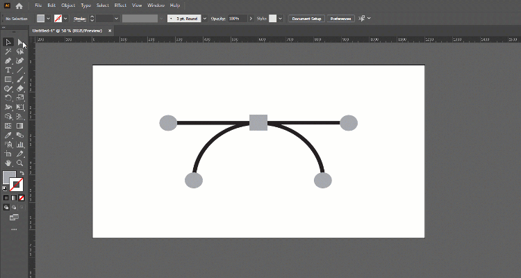 Resize Objects in Illustrator From Anchor Points