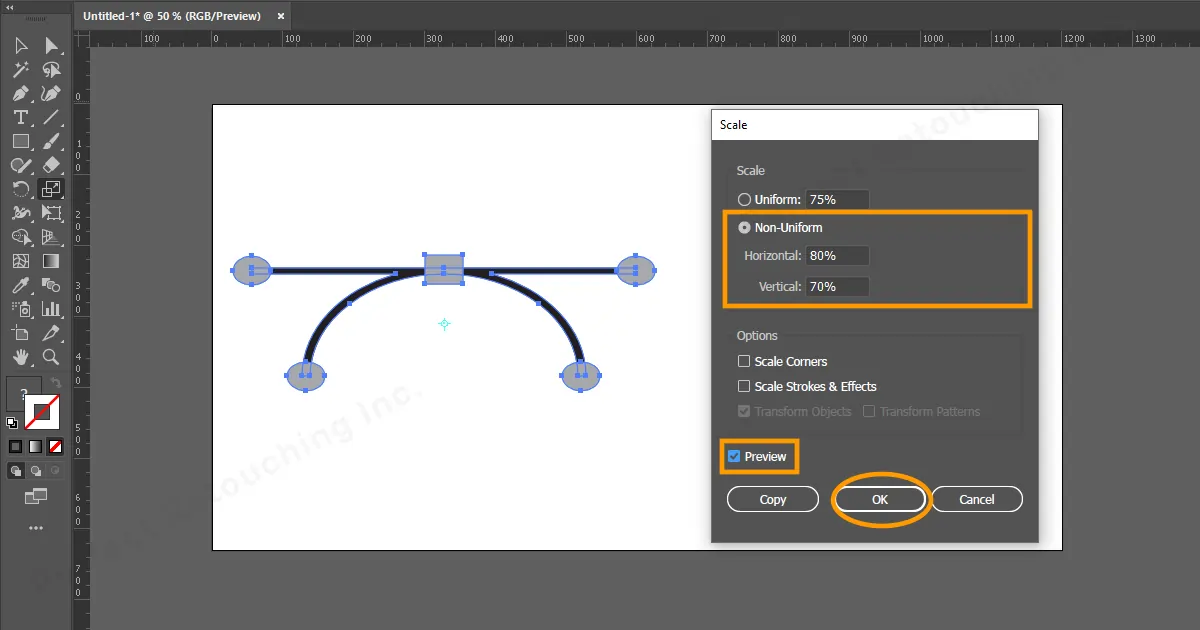 Dimensionar objetos com porcentagem 2