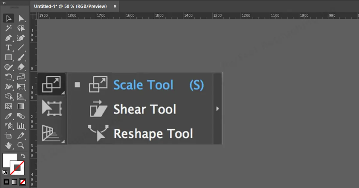 Where Is the Scale Tool in Illustrator